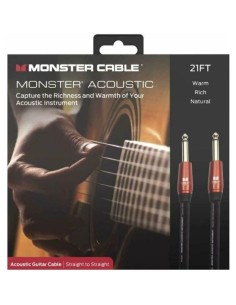 Monster Prolink Acoustic 6.4M Straight Plugs