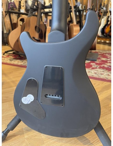 PRS SE Exotic Custom 24-08 Poplar Burl Charcoal Cherry Midnight Burst