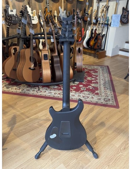 PRS SE Exotic Custom 24-08 Poplar Burl Charcoal Cherry Midnight Burst