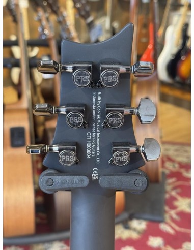 PRS SE Exotic Custom 24-08 Poplar Burl Charcoal Cherry Midnight Burst