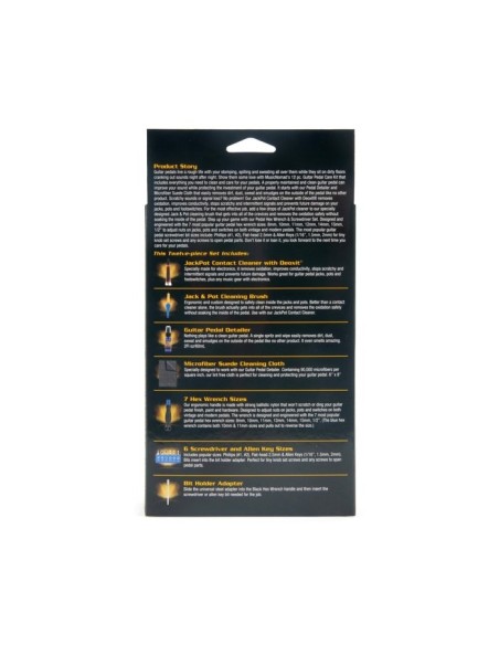 Music Nomad Pedal Care Kit for Guitar & Bass – 12 pc