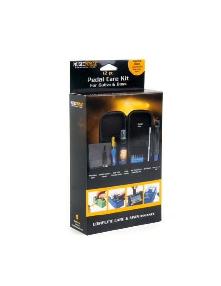 Music Nomad Pedal Care Kit for Guitar & Bass – 12 pc