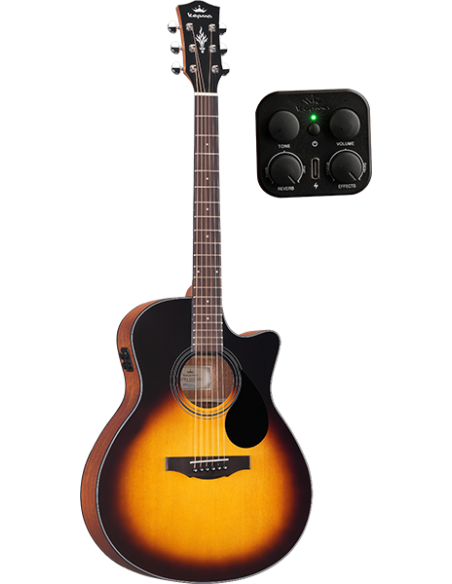 Kepma EACE+ K10 Grand Auditorium Sunburst