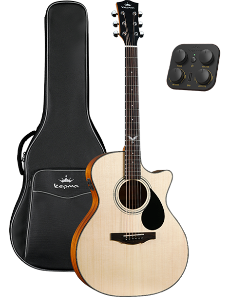 Kepma F0E-B Grand Auditorium Natural