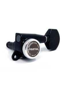 Gotoh SG381 MGT Black Single Machine head Left