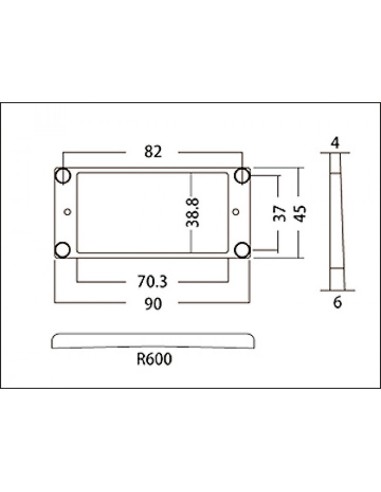 Gotoh ES-R1 BLK Pickup ring
