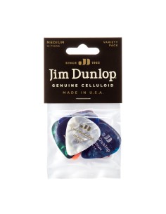 Dunlop Celluloid Pick Medium Variety 12-Pack