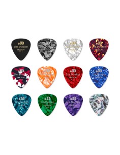 Dunlop Celluloid Pick Medium Variety 12-Pack 2