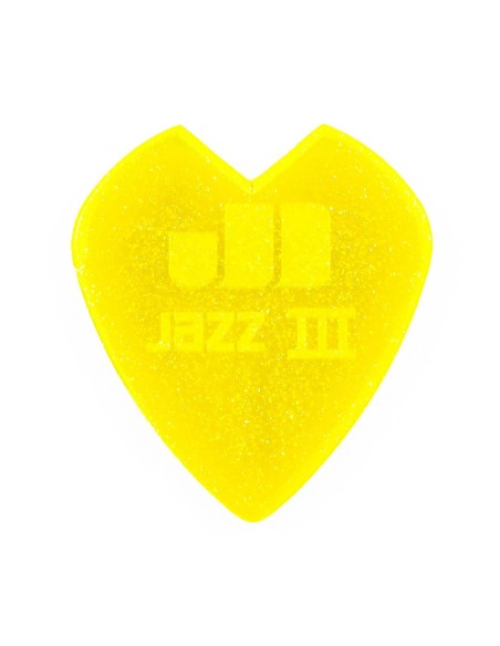 Dunlop Kirk Hammett Yellow Sparkle Jazz III 6-Pack