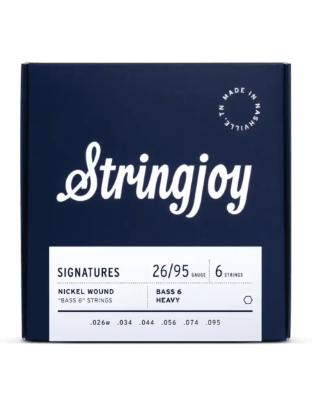 Stringjoy Signatures Bass VI Balanced Heavy 26-95