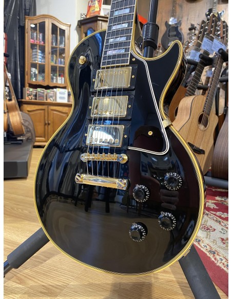 Gibson 1957 Les Paul Custom Reissue Ebony 3-Pickup VOS 2021 Gibson 1957 Les Paul Custom Reissue Ebony 3-Pickup VOS 2021