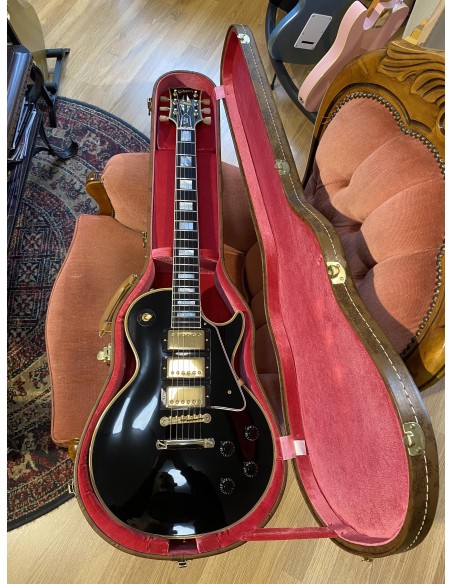 Gibson 1957 Les Paul Custom Reissue Ebony 3-Pickup VOS 2021 Gibson 1957 Les Paul Custom Reissue Ebony 3-Pickup VOS 2021