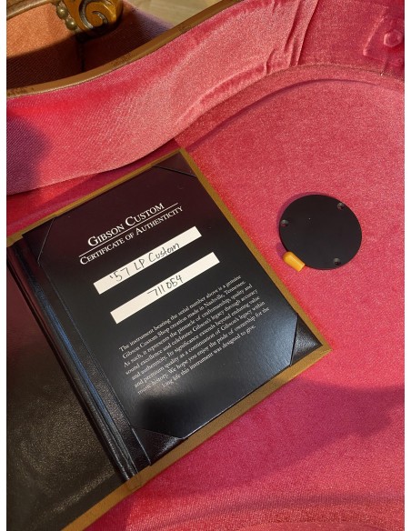 Gibson 1957 Les Paul Custom Reissue Ebony 3-Pickup VOS 2021 Gibson 1957 Les Paul Custom Reissue Ebony 3-Pickup VOS 2021