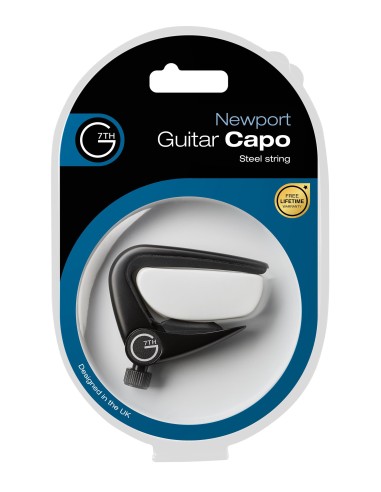 G7th Newport Steel String Capo Black