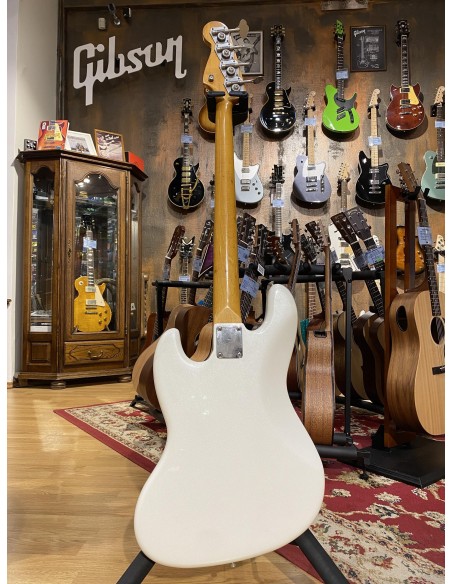 Fender Japan JB-62 JV Serial Jazz Bass Pearl White 1982