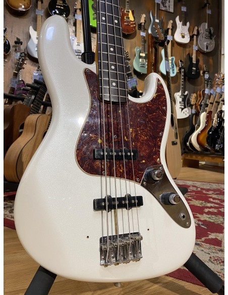 Fender Japan JB-62 JV Serial Jazz Bass Pearl White 1982