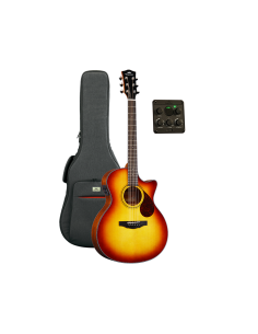 Kepma F0E Grand Auditorium Cherry Burst