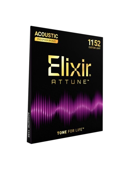 Elixir Attune Acoustic Strings 12-53