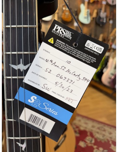 PRS S2 10th Anniversary McCarty 594 Black Amber