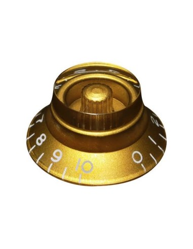 Guitar Factory KG-160-I Plastic Bell Knob kuldne