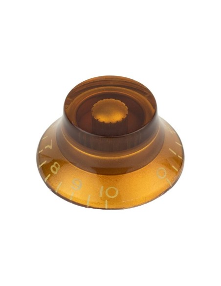 Guitar Factory KA-160-I Plastic Bell Knob Amber