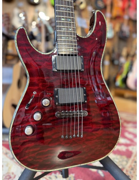 Schecter Hellraiser C-1 Left-Handed Black Cherry 2008