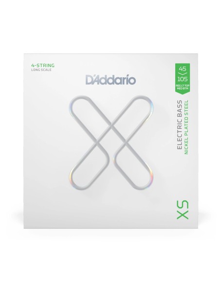 DAddario XS Coated Bass Strings 45-105 Long Scale