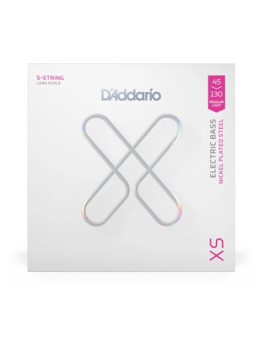 DAddario XS Coated Bass 5-String Set 45-130 Long Scale