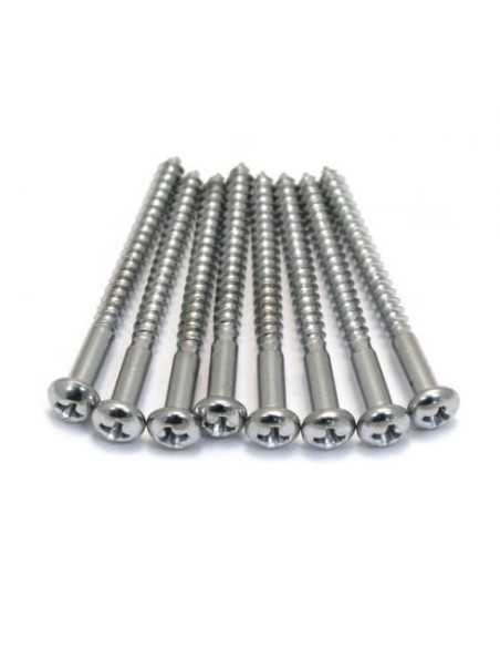Allparts Chrome Bass Pickup Screws