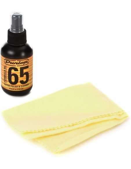 Dunlop 654C Guitar Polish & Cleaner with Cloth