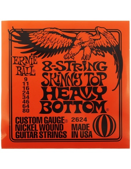 Ernie Ball 8-String Skinny Top Heavy Bottom