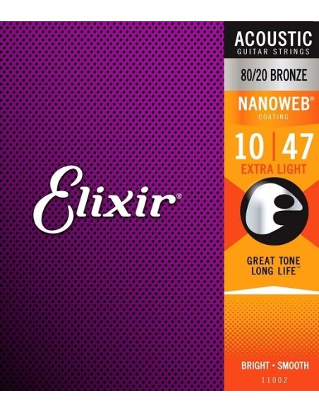 Elixir Acoustic Nanoweb Extra Light