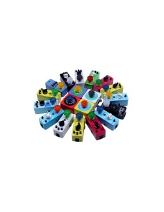 Mooer Candy Footswitch Topper, mixed colors, 10 pcs. 2