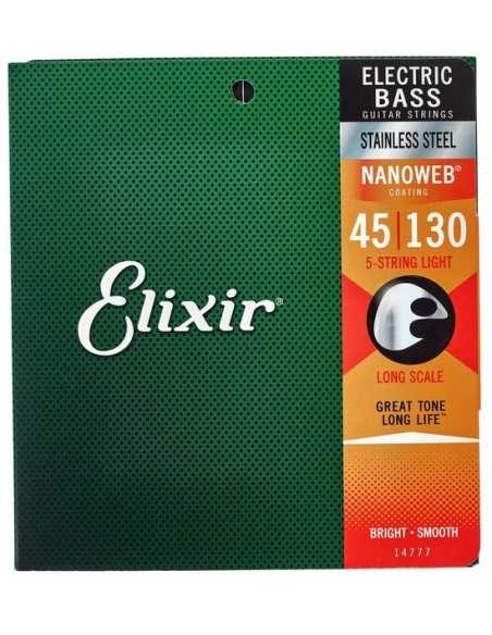 Elixir Bass Stainless Steel 5-String Light
