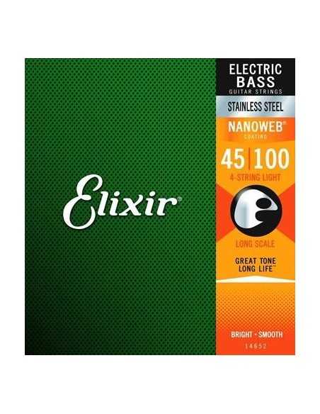 Elixir Bass Stainless Steel Light Long Scale