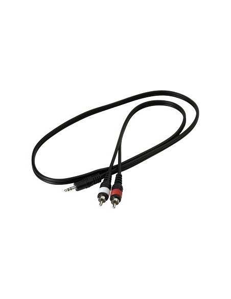 Rockcable 3,5 mm Stereo to 2x RCA 1m
