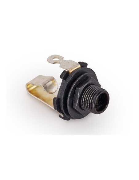 MEC Open 6.3 mm / 1/4 Mono Jack Socket Black