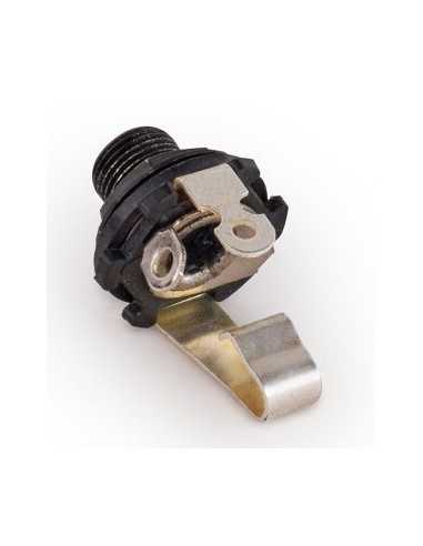 MEC Open 6.3 mm / 1/4 Mono Jack Socket Black