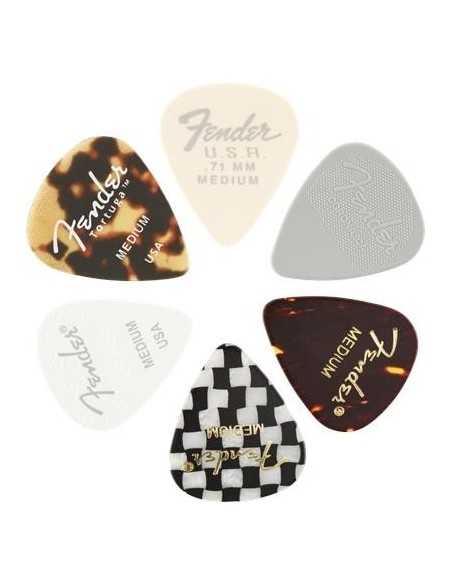 Fender 351 Material Medley 6-pack Medium