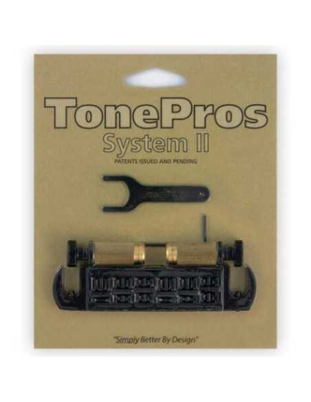 TonePros AVT2G B  Wraparound Bridge (USA G-Style) Black