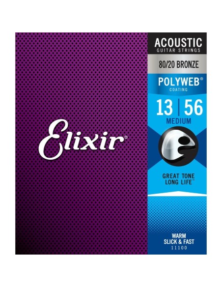 Elixir Acoustic Polyweb Medium
