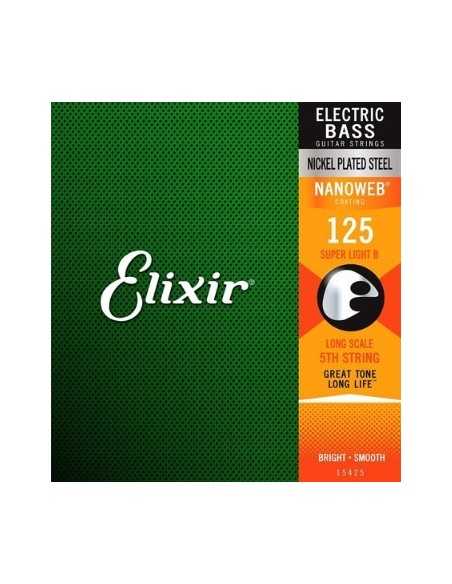 Elixir Bass Super Light B Long Scale 125
