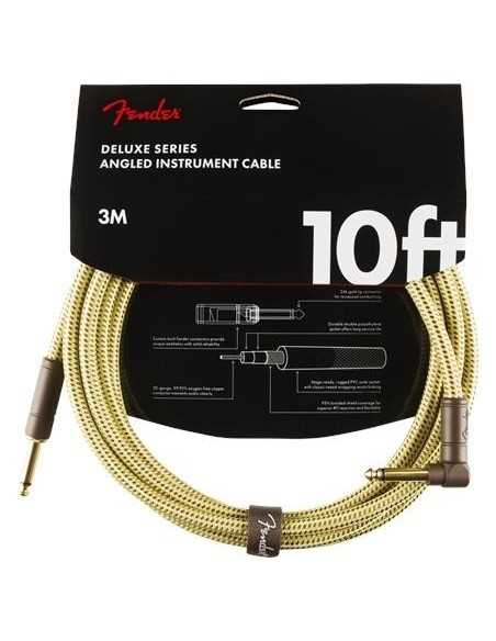Fender Deluxe Series Instrument Cable Straight/Angle 3m Tweed