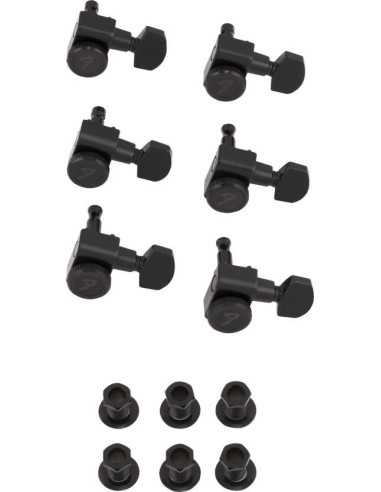 Fender Locking Strat/Tele Staggered Tuning Machines Black