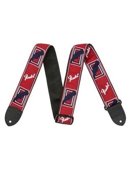 Fender Monogrammed Strap Red